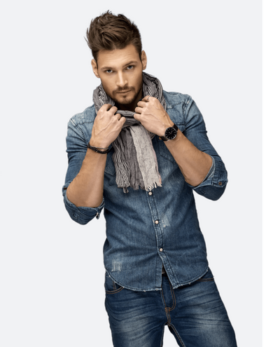 Men Slim Fit Casual Shirt